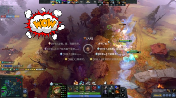 美滋滋DOTA2三号位屠夫稳稳的胜利时刻酱油比大哥猛？
