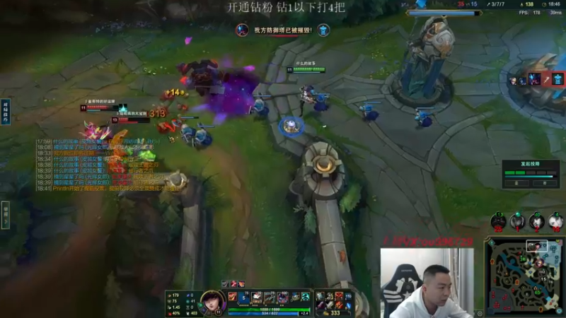 【2022-11-19 21点场】暗夜猎手光头强：第一vn：小代克星