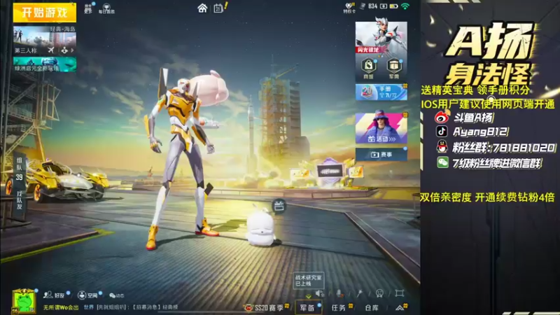 【2022-11-21 16点场】A扬丷：《开精英手册兑皮肤》