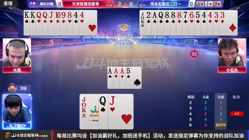 【2022-11-21 11点场】JJ斗地主官方：【预告】11月27日，半决赛拉开帷幕！