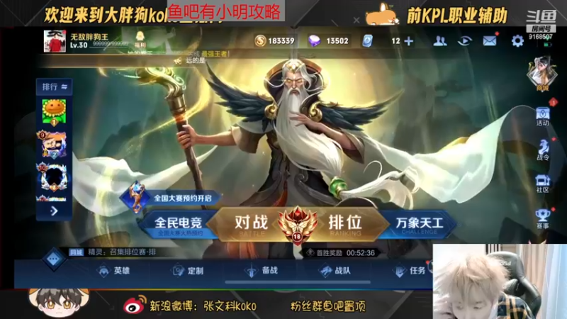 【2022-11-21 16点场】大胖狗koko：（巅峰前100）辅助可不只是混子