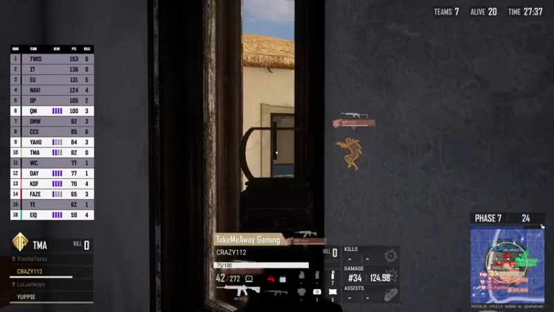 【2022-11-20 22点场】4AM小海xx丶：【2022PGC】TMA战队视角