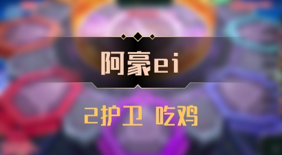 【阿豪ei】2护卫 吃鸡
