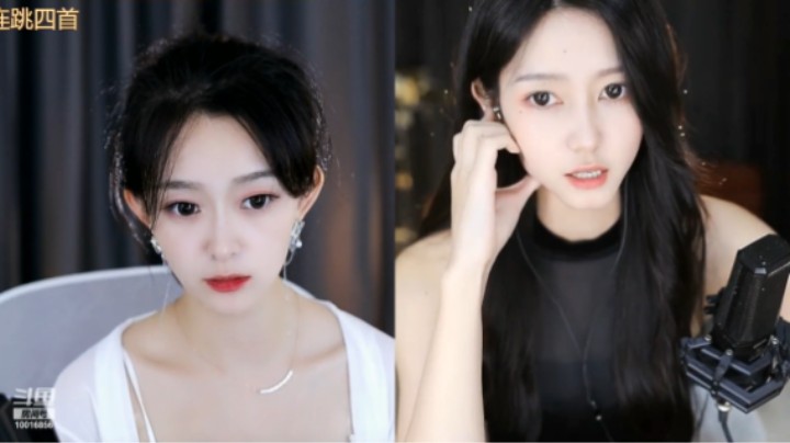 两个美女小姐姐都很有柔美感，好看