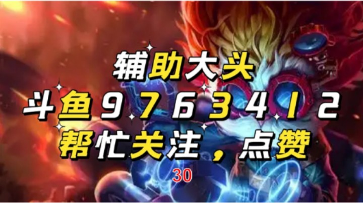 辅助大头30