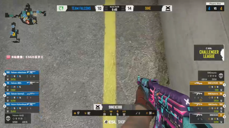 【2022-11-23 03点场】CSGO百岁三：直播KennyS付出第三轮秀