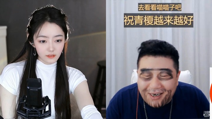 美女蛇蛇问大哥你怎么胖了，原来是吃太饱了