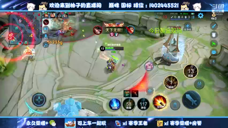 【2022-11-24 02点场】毕竟是柚子：微信带粉快乐上荣耀