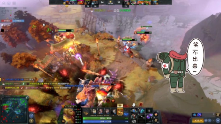 惨兮兮DOTA2五号位蓝胖食人魔魔法师败北提名时刻