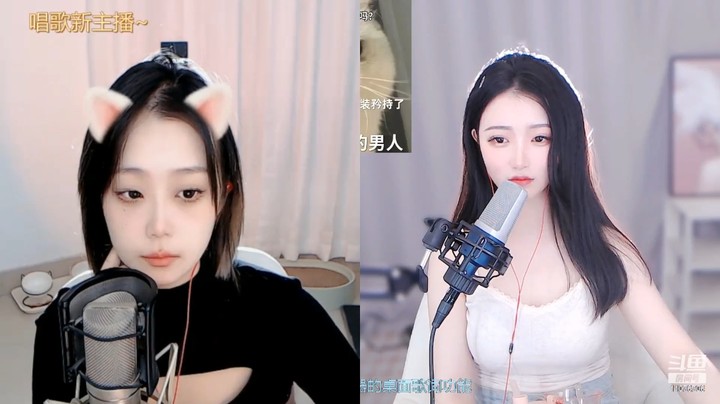 美女小姐姐今天直播穿的白色衣服很可爱啊