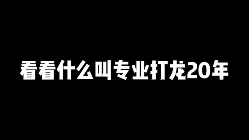 看看什么叫专业打龙20年~