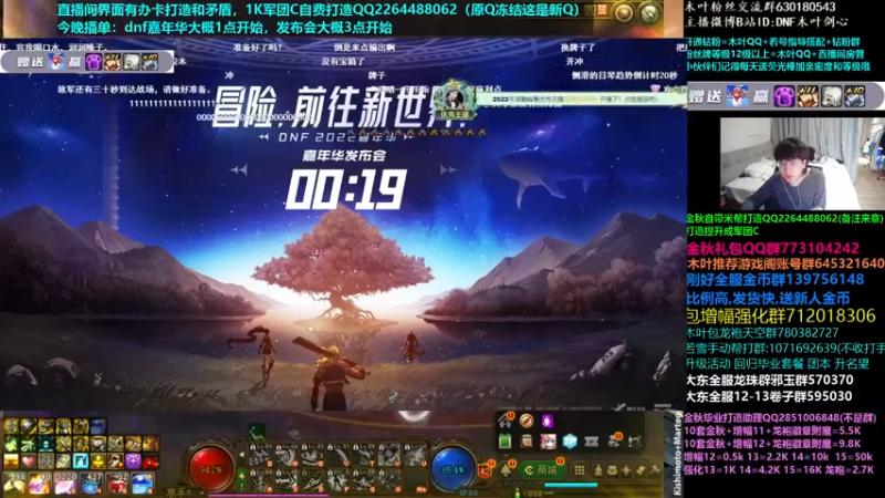 【2022-11-26 14点场】DNF木叶剑心：木叶:看看dnf嘉年华 发布会