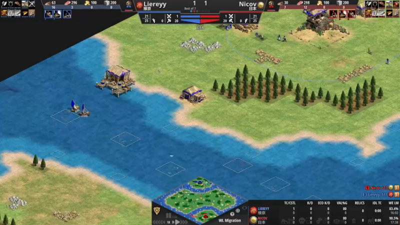 【2022-11-26 01点场】帝国时代猜火车Yo：晚上军阀杯对战V哥，双倍亲密度