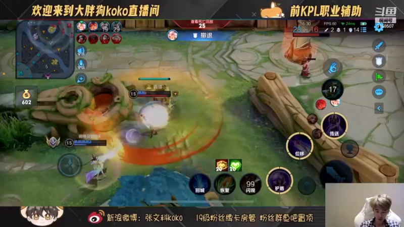 【2022-11-25 20点场】大胖狗koko：1400分炸鱼 辅助小明教学