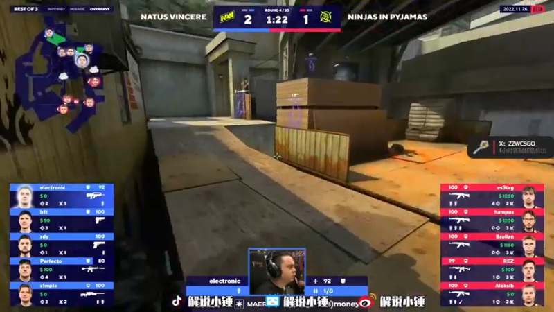 【2022-11-26 06点场】CSGO解说伟伟：双倍亲密度Heroic VS G2BO3