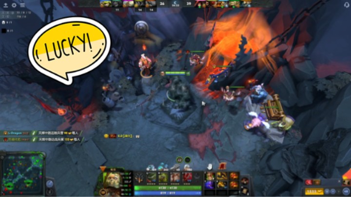 美滋滋DOTA2四号位屠夫帕吉疑似三号位胜利时刻