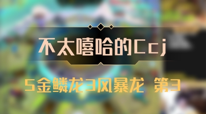 【不太嘻哈的Ccj】5金鳞龙3风暴龙 第3