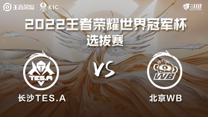 世界冠军杯选拔赛 长沙TES.A VS 北京WB