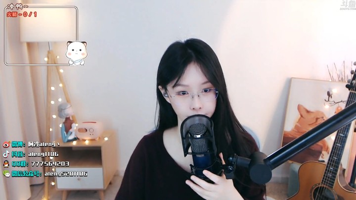 美女阿冷翻唱《给电影人的情书》