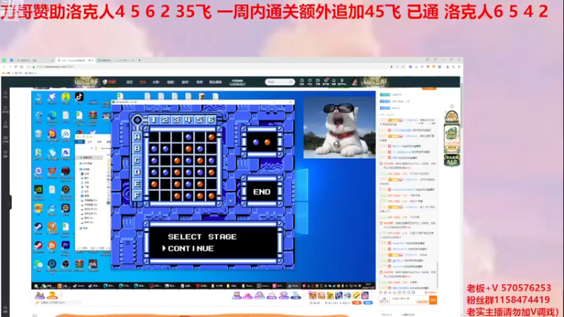 【2022-11-20 22点场】街机小姐姐丶小艺：洛克人开荒