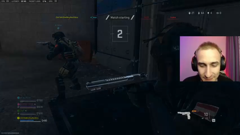 【2022-12-01 19点场】毛子Reckless：COD YYDS