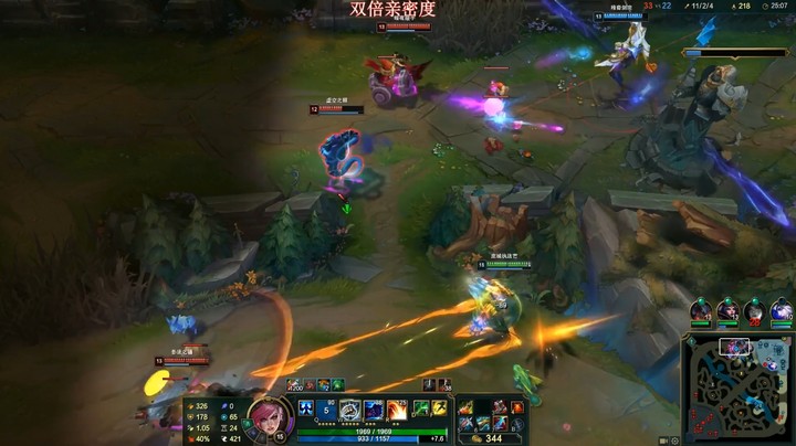 皮城执法官蔚带着队友先抓对手再打龙