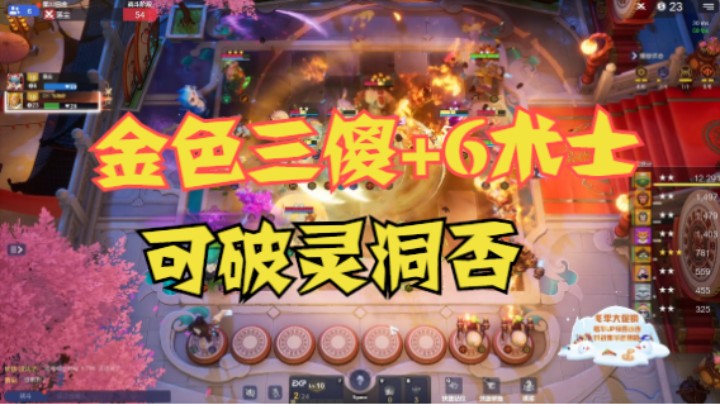 金色三傻+6术士，可破灵洞否
