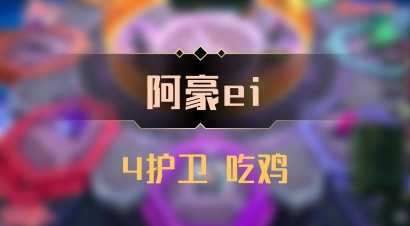 【阿豪ei】4护卫 吃鸡