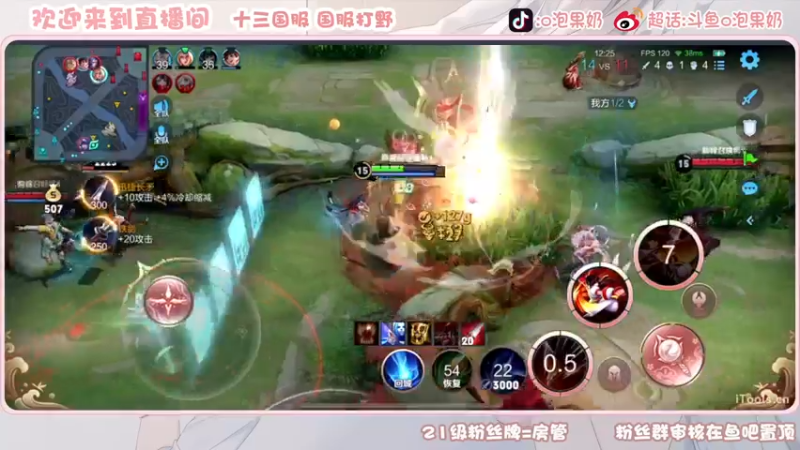 【2022-12-02 20点场】O泡果奶1111：今日双体验新英雄赵怀真打野(/≧▽≦)/