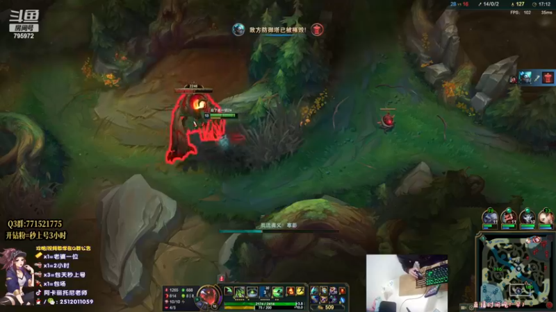 【2022-12-03 20点场】Akl托尼老师：心之刚万血阿卡丽，1追5下死手啊