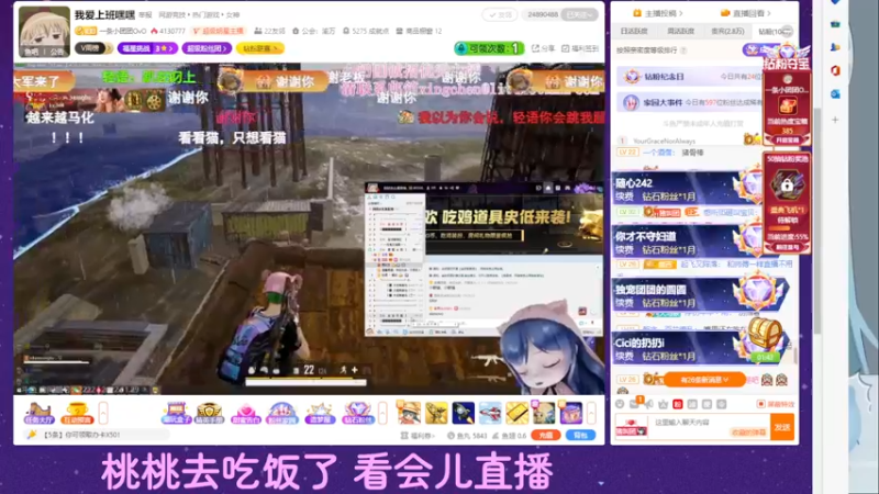 【2022-11-29 20点场】一颗小a桃：【小奶团】桃灵儿变强的第182天