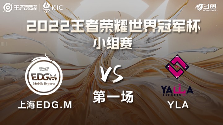 世界冠军杯小组赛 中国上海EDG.M VS 中东及北非YLA 第一场
