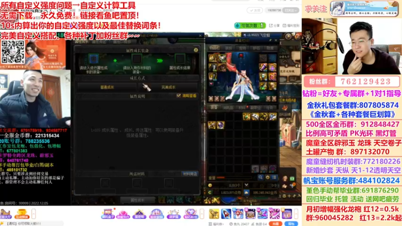 【2022-12-05 22点场】墨羽狼不是摸鱼娘：完美自定义终极搭配即将完成！