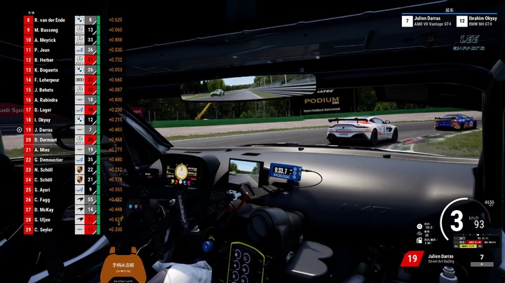AI对战模拟GT4欧洲系列赛Monza站Race2集锦