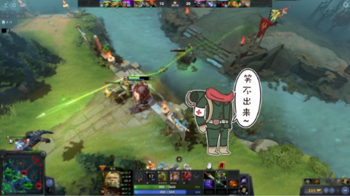 惨兮兮DOTA2四号位屠夫帕吉败北时刻