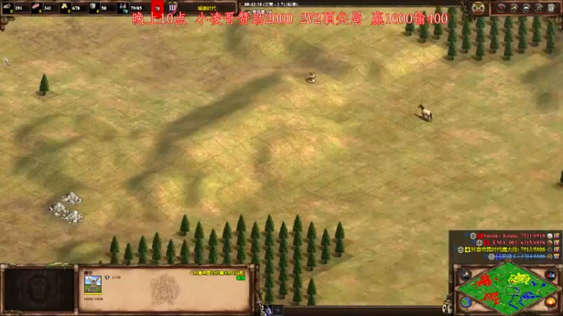 【2022-12-08 22点场】帝国时代肥龙大师：帝国时代2：2V2顶尖表演赛