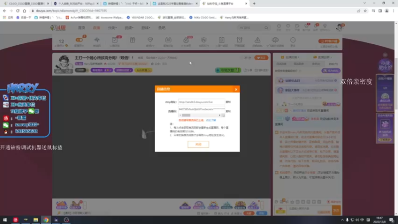 【2022-12-08 19点场】Harry马斯克哦芙：主打一个随心所欲高分局！!双倍！！