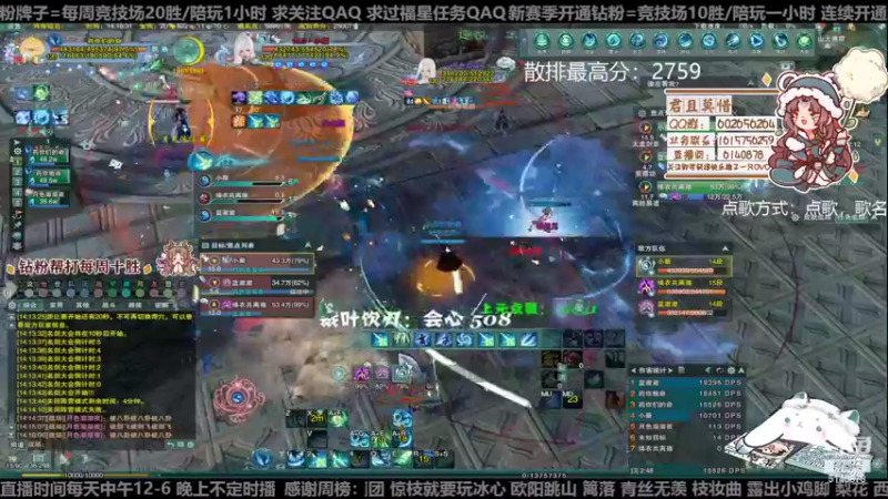 【2022-12-09 14点场】君且莫惜一：【开人流无方】黄金双倍！下午组排一会