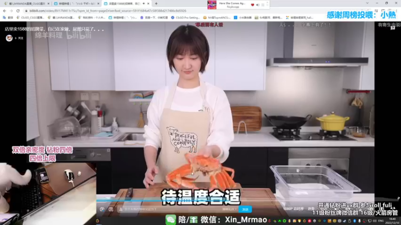 【2022-12-10 18点场】馨儿MIRANDA：【双倍】今天认真csgo~ 四倍上限！