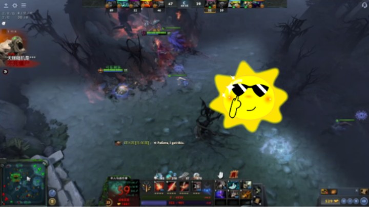 美滋滋三号位大马半人马战行者DOTA2躺赢时刻