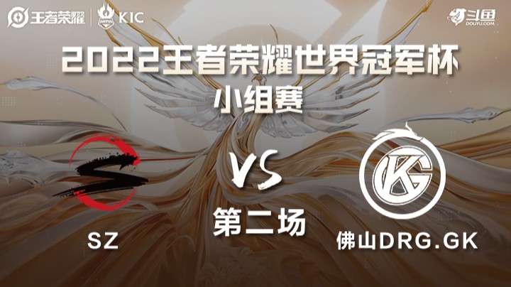 世界冠军杯小组赛 日本SZ VS 中国佛山DRG.GK 第二场
