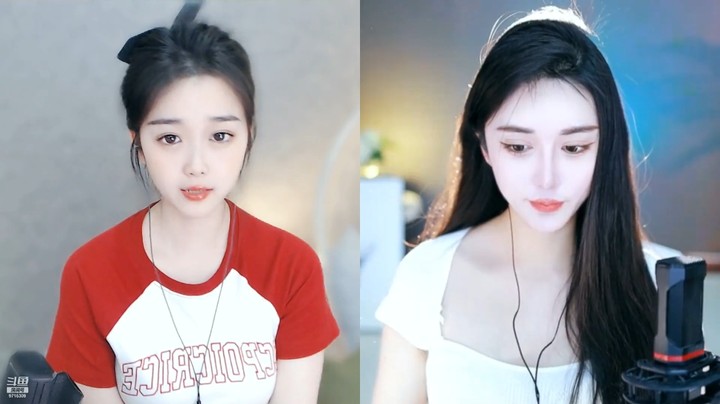 颜灵美女小姐姐今天造型可爱清纯，邻居少女范