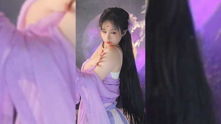 妹妹说紫色很有韵味