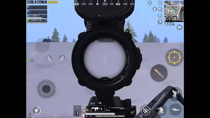 雪地图精彩击杀