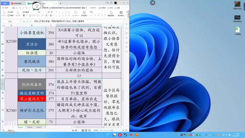 【2022-12-07 17点场】我就是泡菜：4点大家一起看分区