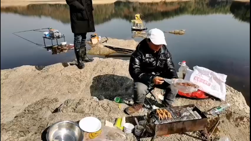 【2022-12-14 11点场】中华户外钓鱼：钓鱼烧烤人生美好