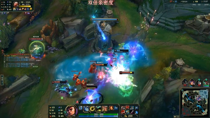 对面三个人追杀皇子，皎月女神很猛，一点不怂