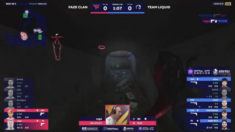 【2022-12-15 17点场】CSGO百岁三：双倍卡 Faze vs Liquid