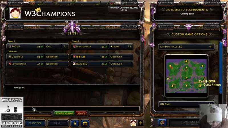 【TED出品】ZYJ杯 卡号 vs Focus 下 极限的操作享受