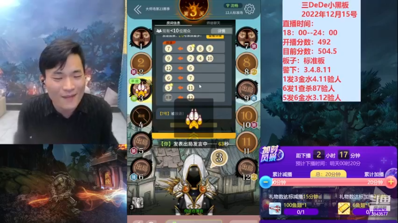 【2022-12-15 22点场】三DeDe：冲击前一百倒计时